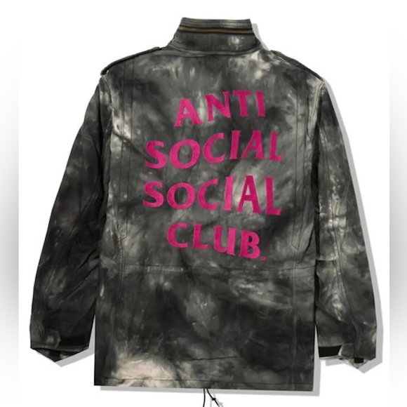 100% Authentic Anti Social Social Club x Alpha Industries M-65 Jacket! - Picture 1 of 6